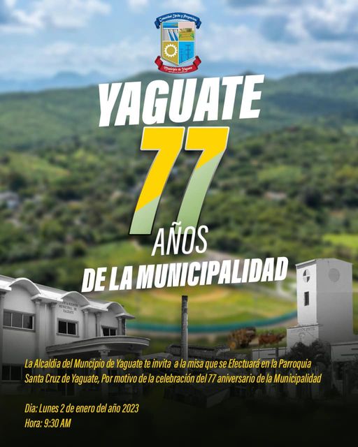Yaguate está de fiesta 77 años de historia!!
