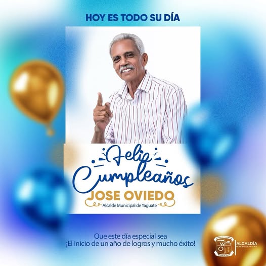 Hoy de Cumpleaños nuestro alcalde